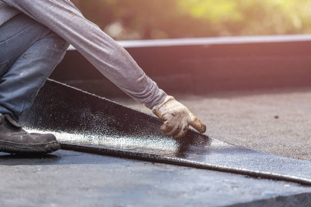 Professional Exterior Waterproofing technician working in Jerome, IL